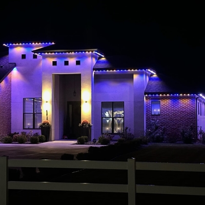 Permanent Holiday Lighting Photo